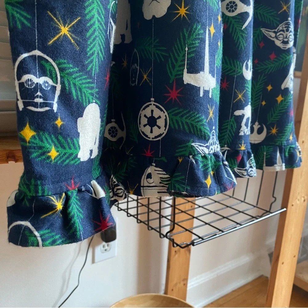 Hanna Andersson Star Wars Christmas Flannel Pajama Nightgown Dress 14